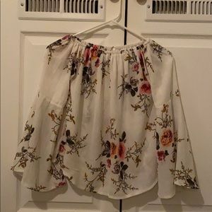 Floral Off Shoulder Blouse